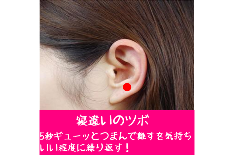 寝違いのツボ